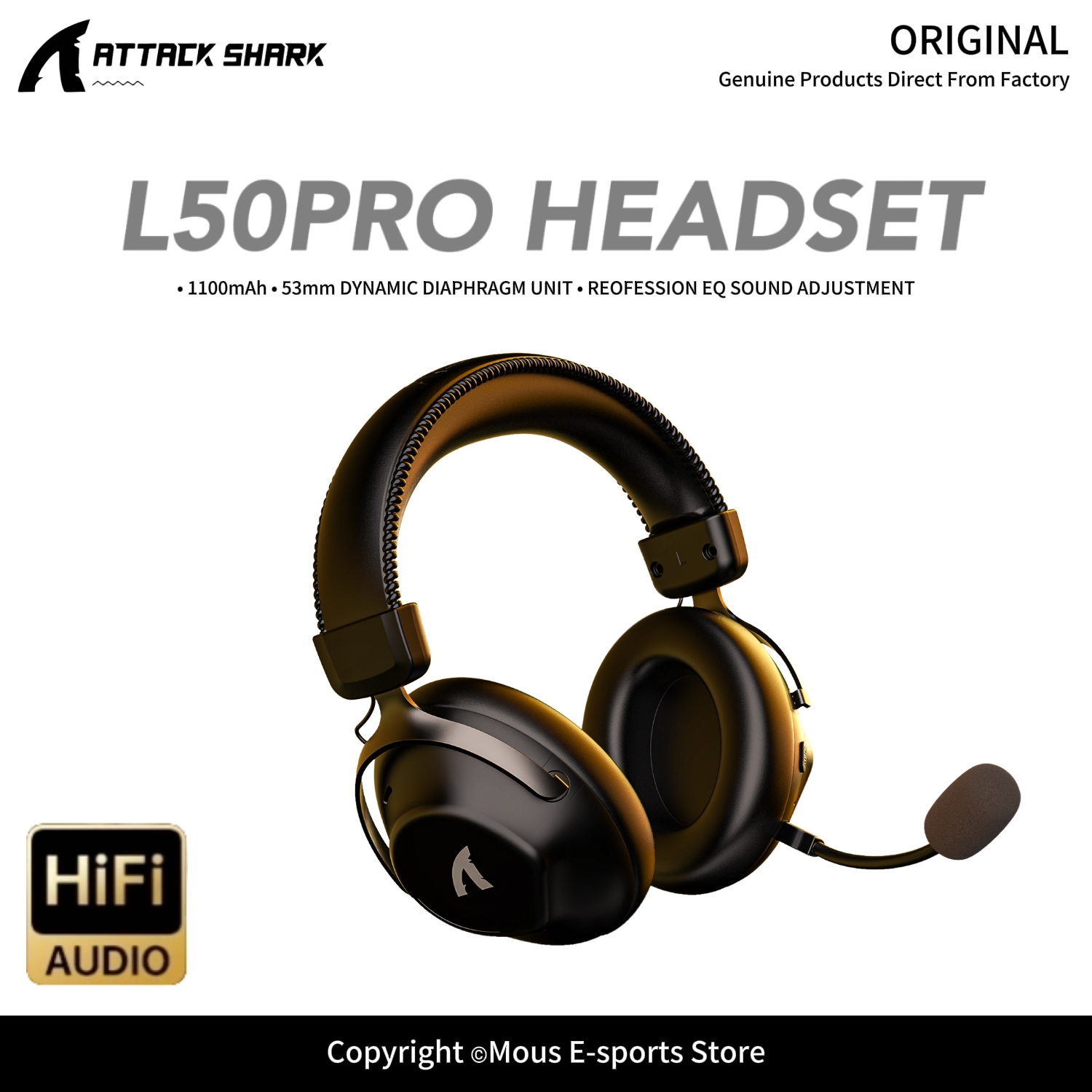 ATTACK SHARK L50PRO: cuffie wi - Esports Gaming Gear recensione e prezzo